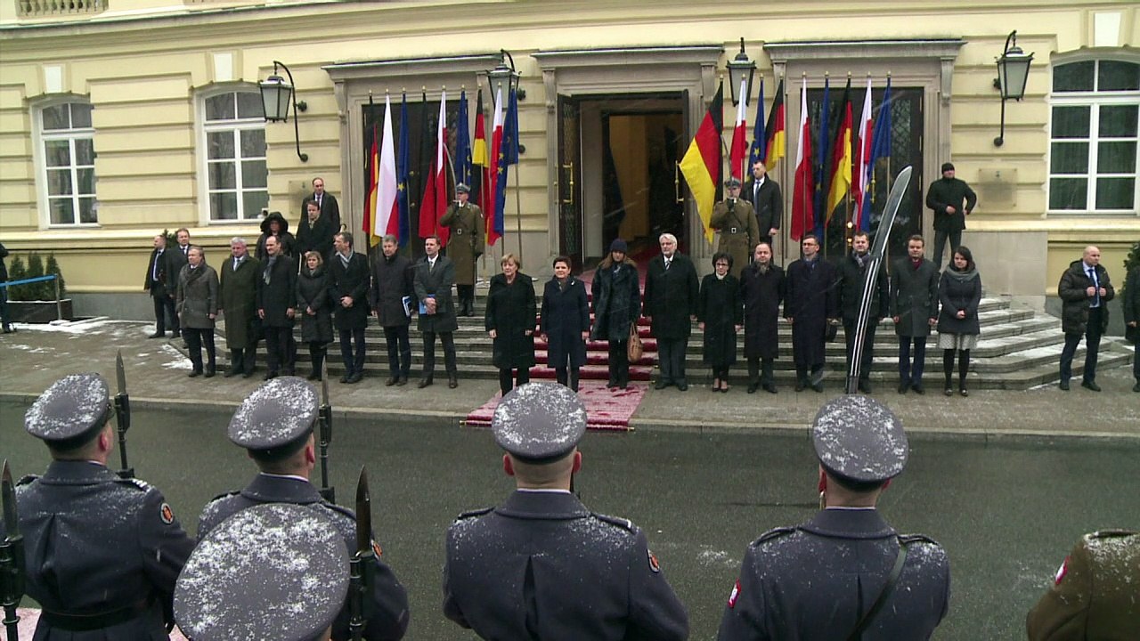 Merkel pocht auf Einhaltung der Rechtsstaatlichkeit in Polen