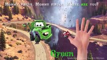 5 Little Disney Cars Jumping on the Bed Lyrics - McQueen, Mater, Dinoco Nursery Rhymes Cartoon