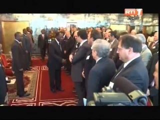 La délégation du MEDEF reçue par le Président de la république Alassane Ouattara