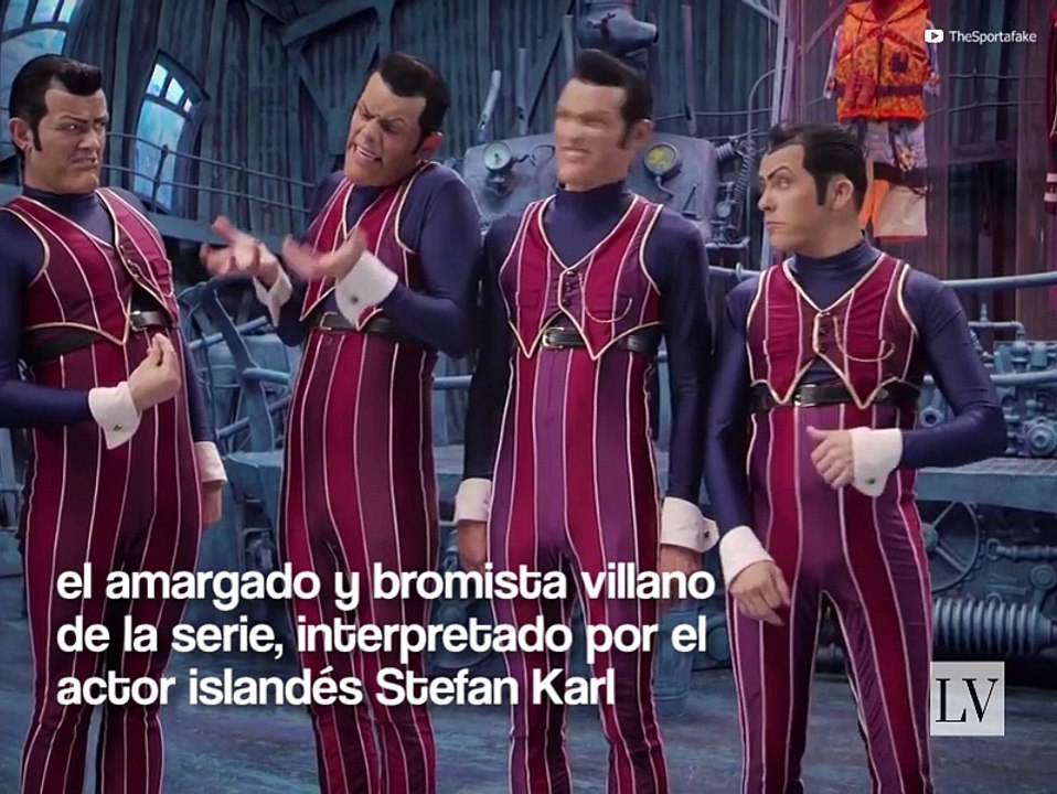 El villano de Lazy Town tiene cáncer
