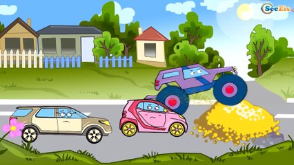 ✔ Kamyonun maceraları çocuklar için / Arabalar hakkında çizgi filmlerinin koleksyonu / Bölüm 3 ✔