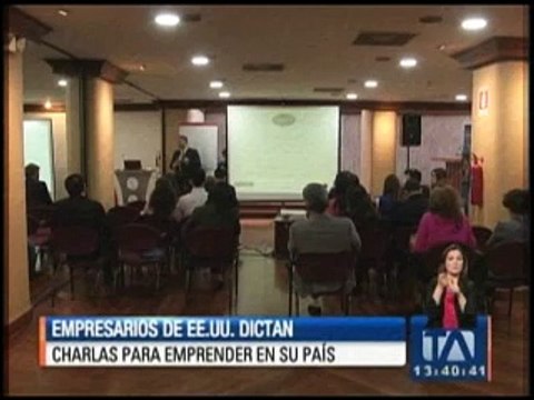 Empresarios de EE.UU. dictan charlas para emprender en su país