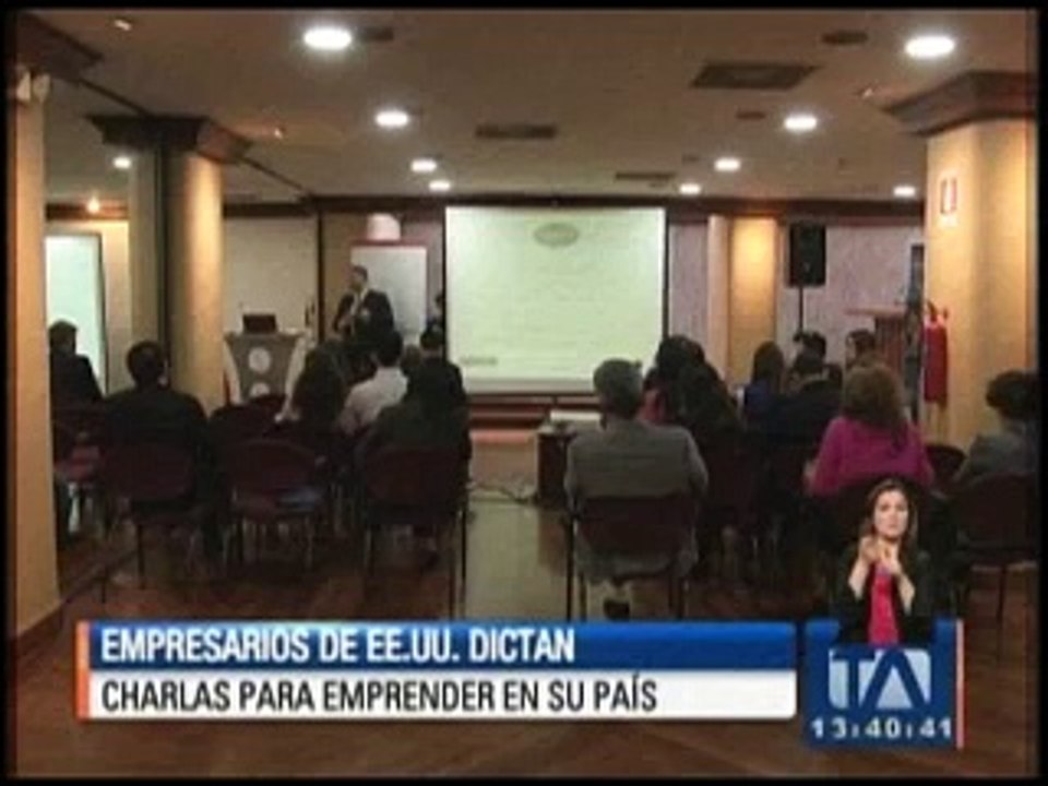 Empresarios de EE.UU. dictan charlas para emprender en su país