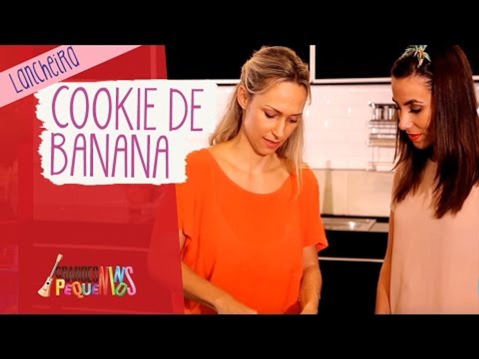 O que vai na lancheira - Cookie de Banana com Aveia