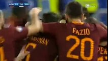 Edin Dzeko Goal AS Roma 1 - 0 Fiorentina SA 7-2-2017