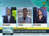 Perú: lluvias afectan 3.5 km de la carretera Panamericana