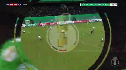 Oscar Wendt Goal - Greuther Furth 0-1 B. Monchengladbach 07.02.2017