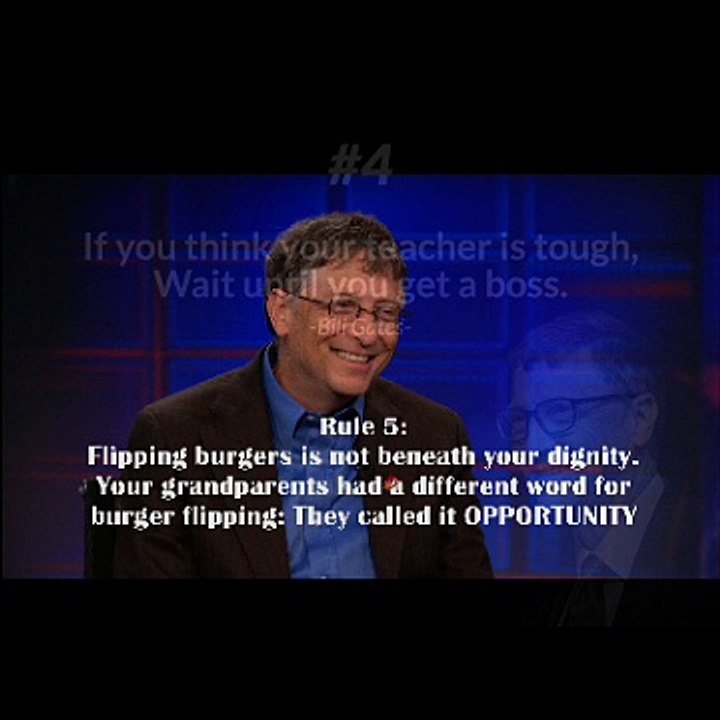 11 Rules Of Success By Bill Gates