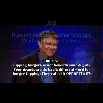 11 Rules Of Success By Bill Gates