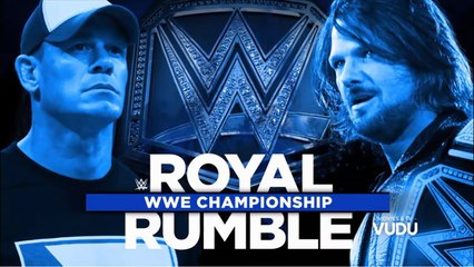 John Cena vs AJ Styles - Royal Rumble 2017 - Official Promo
