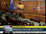 Venezuela: encabeza Maduro acto de apertura del año judicial 2017