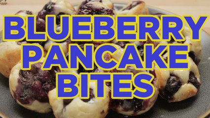 How to Make Blueberry Pancake Bites - Full Step-By-Step Video Recipe
