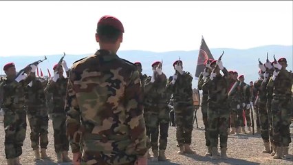 البشمركة تخرّج ألف مقاتل من أبناء العشائر