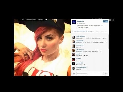 Entertainment News - Rambut baru Demi Lovato