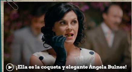 Ella es la coqueta y elegante Ángela Bulnes