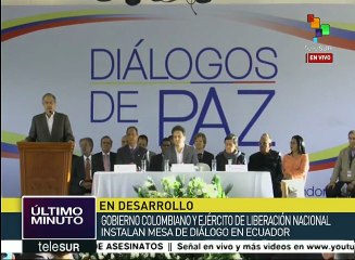 Download Video: Instalan fase pública de diálogo entre Gobierno colombiano y el ELN