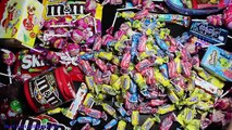 Candy Shopkins a lot of candy Mentos Kiss M&Ms chocolate