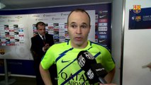 Iniesta: “Anirem a per la tercera Copa consecutiva”