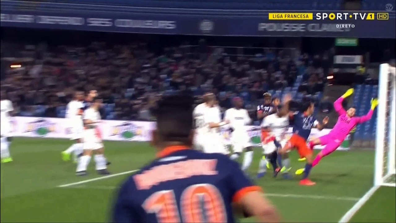 Montpellier 1 - 2 AS Monaco 07-02-2017