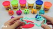 Играть и изучать цвета с пластилина Яблоко и пластилин веселая и Креативная для детей и малышей