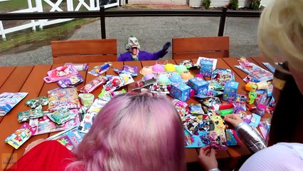 Spiderman, Pink Spidergirl & Frozen Elsa UPSIDE DOWN! w/ Maleficent, Joker, Anna, Kids Toy