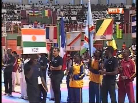 Temps forts de la cérémonie d'ouverture de la 8 ème coupe du monde francophone de Taekwondo