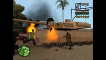 GTA San Andreas: tocando o TERROR em Los Santos Ao nivel MÁXIMO de procurado_HD