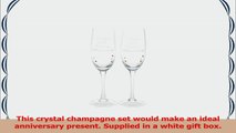 Pair Of Crystal Swirl 50th Anniversary Champagne Flutes By Haysom Interiors 5e1f9ab2