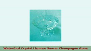Waterford Crystal Lismore Saucer Champagne Glass b8dc6007