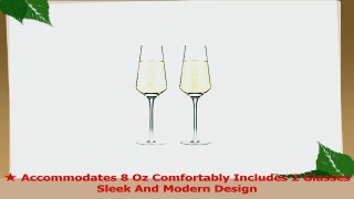 Raye Crystal Champagne Flutes Set of 2 by Viski 25a4bf12