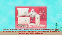 Hortense B Hewitt Wedding Accessories Hearts Desire Champagne Toasting Flutes Set of 2 797e4193