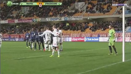 Troyes AC 1 - 0 Strasbourg 07-02-2017