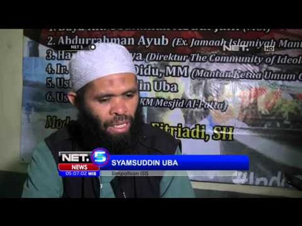 Pendiri ISIS Bantah Aksi Bom Thamrin Dilakukan ISIS - NET5