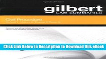 [Read Book] Gilbert Law Summaries: Civil Procedure Mobi