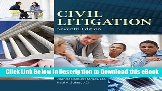 [Read Book] Civil Litigation Mobi
