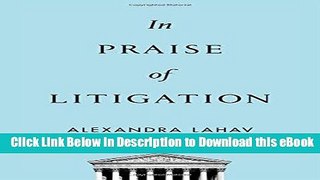 [Read Book] In Praise of Litigation Mobi