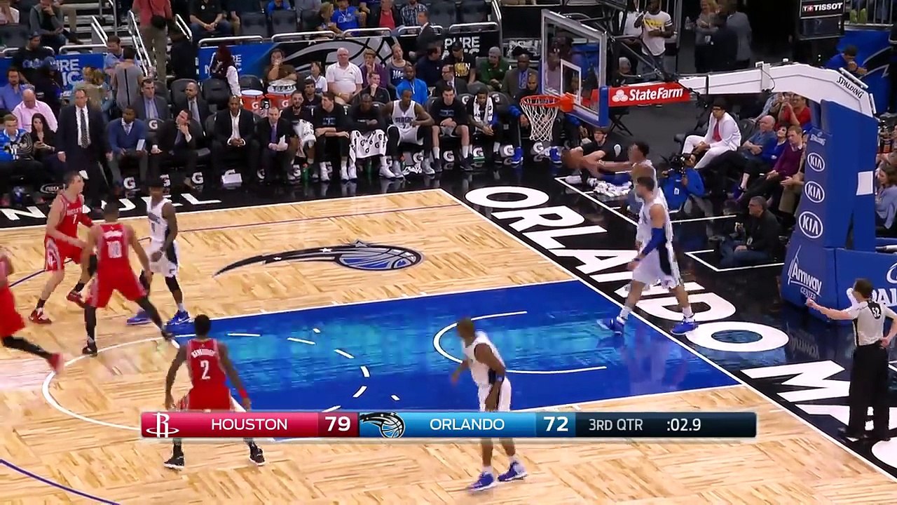 Jeff Green Beats the 3rd Qtr Buzzer | Rockets vs Magic | January 6, 2017 | 2016 17 NBA Sea