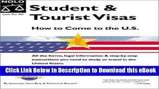 [Read Book] Student and Tourist Visas : How to Come to the U.S. Mobi