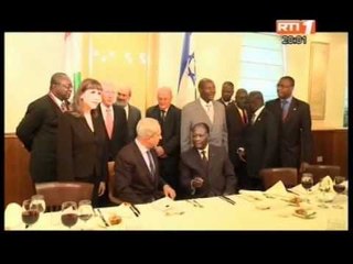 Le Président Ouattara a eu un déjeuner de travail avec le 1er ministre Israélien B. Netanyahu