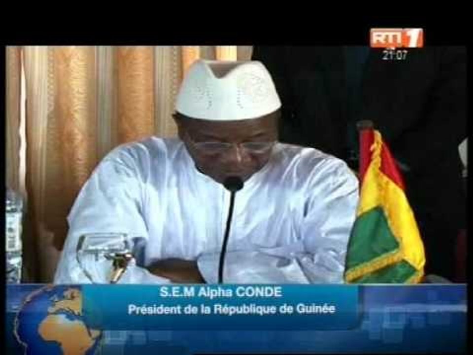 Le Président Ouattara a participé au 21ème Sommet de l'union du fleuve Mano à Conakry