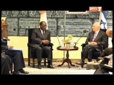 Tel Aviv: le Président Alassane Ouattara reçu par son homologue israélien Shimon Peres