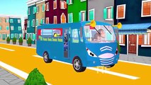 Wheels Of The Bus Go Round And Round Nursery Rhymes For Kids | Most Famous Nursery Rhymes For Kids