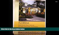 Read Online Florida Real Estate Exam Manual for Sales Associates and Brokers 36th Edition By Linda