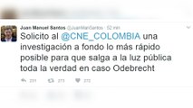 Santos pide investigación a fondo para conocer toda la verdad caso Odebrecht