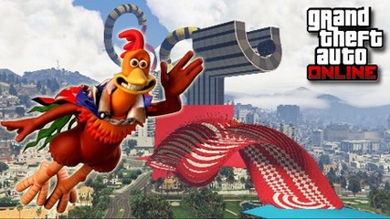 GTA V PC - AGORA A GALINHA BATE ASA E A ZUEIRA NÃO PARA! FT JUNIOR PUNK E LEOOMARTINS