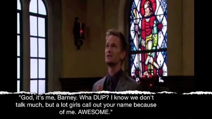 How I met your mother - citations de Barney