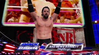 WWE 2K15 Bad News Barrett Entrance (PS4 Next Gen)