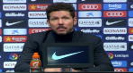 Simeone: "Me hubiese gustado estar en la final y haber jugado mal"