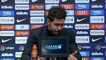Simeone sin noticias sobre el estado de Godín habla de la defensa empezando por los puntas