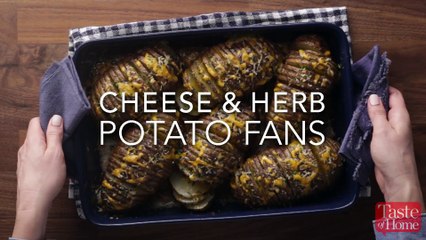 Cheese & Herb Potato Fans